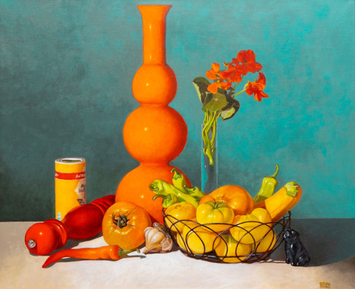 Orange Vase